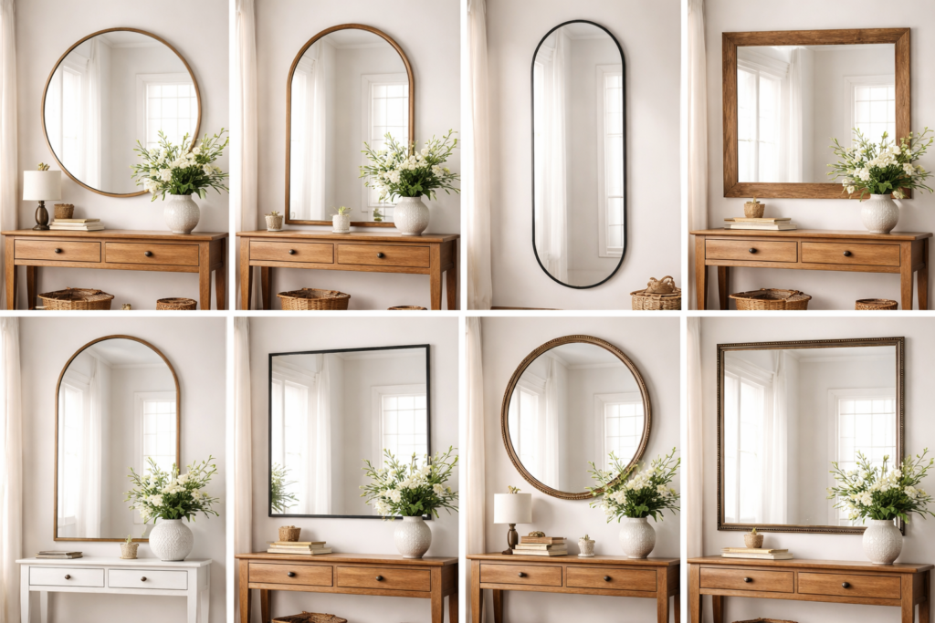 Modern entryway furniture with shoe storage